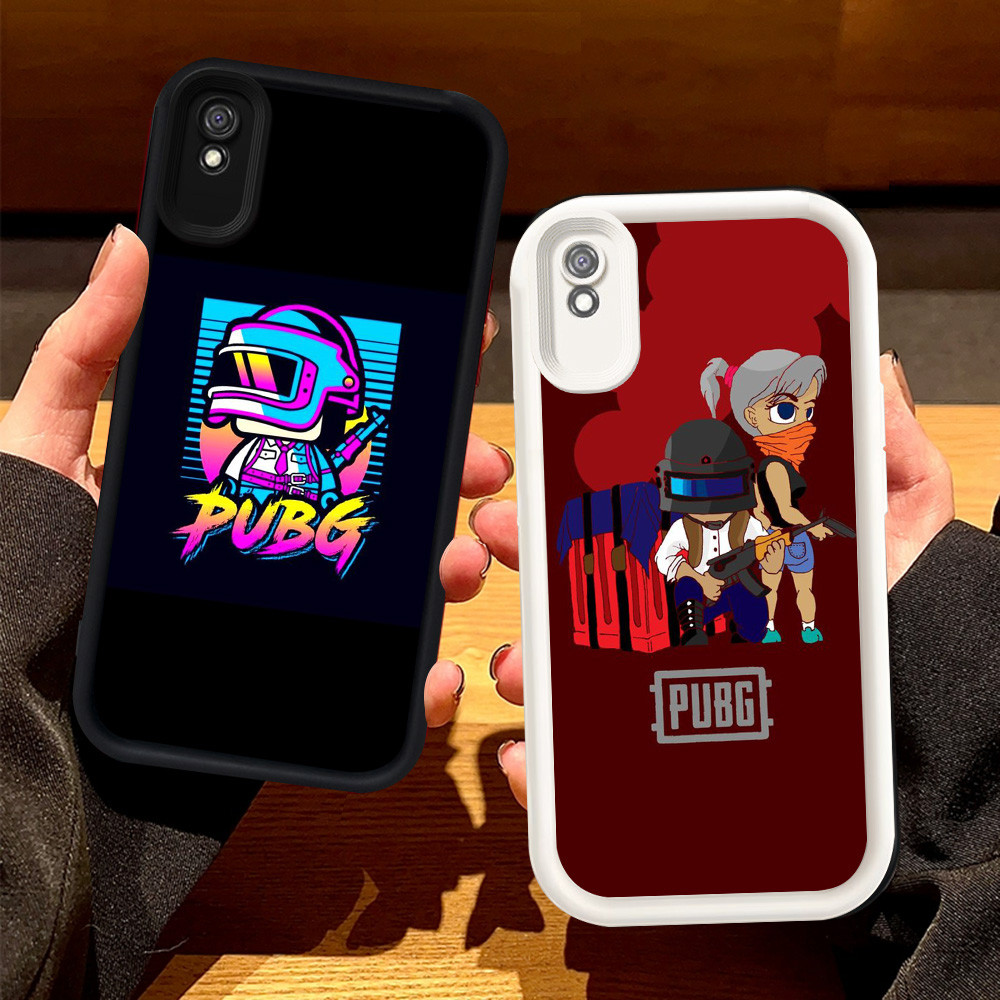 Casing untuk Xiaomi POCO C71 M3 M4 Redmi Note 7 9T 9A Pro Silikon Case H-39 PUBG