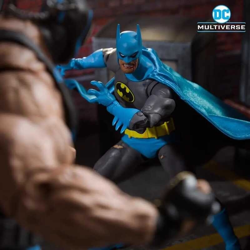 ￥ Original Mcfarlane Toys DC Knightfall BATMAN VS BANE 2-Pack Action Figures Anime Model Figurine