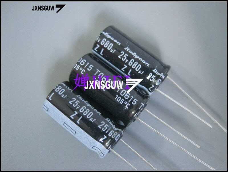 RUBYCON 20PCS ZL 10V 16V 25V 35V 50V 63V 1500UF 1000UF 680UF 10UF 470UF 82UF Aluminum kondensat