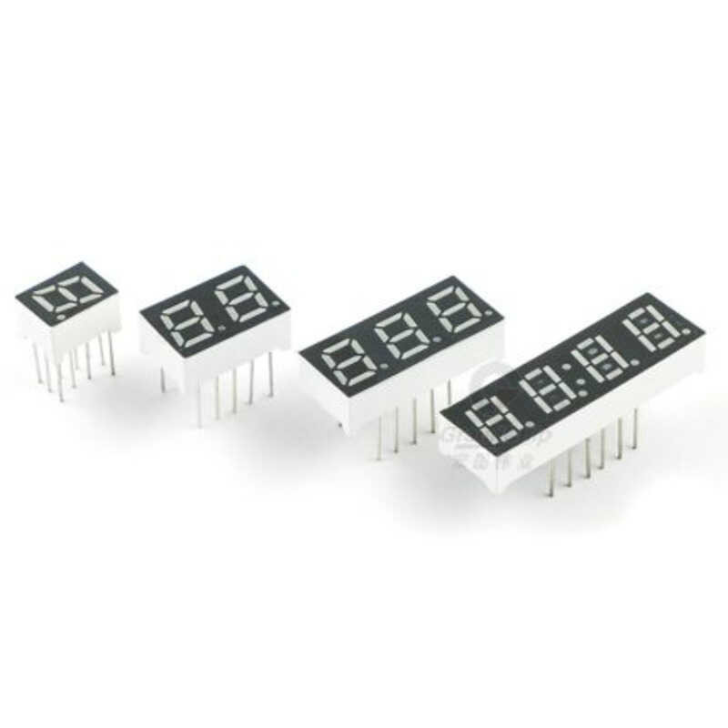 Digital 0.28 Inch Tube LED 1Bit 2Bit 3Bit 4Bit Common Anode / Cathode 0.28" 7 Segment Led Displ