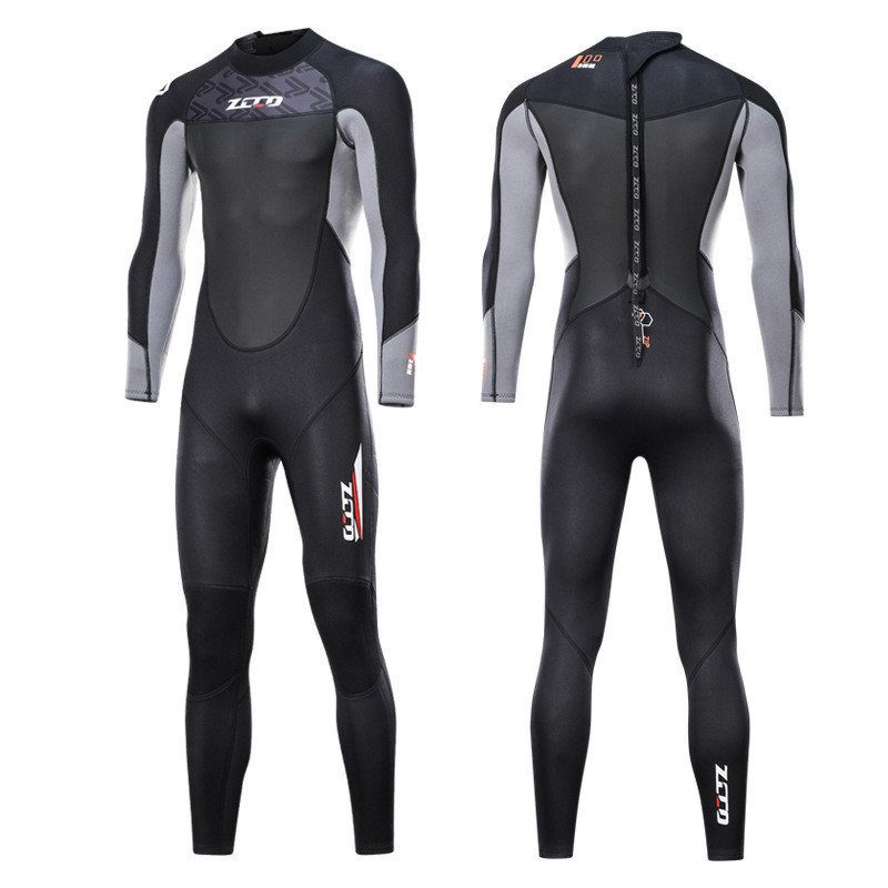 Menyelam wetsuit  ZCCO New 3mm Professional Men's Bodysuit Thicked and Warm Deep Diving Surfing Suit