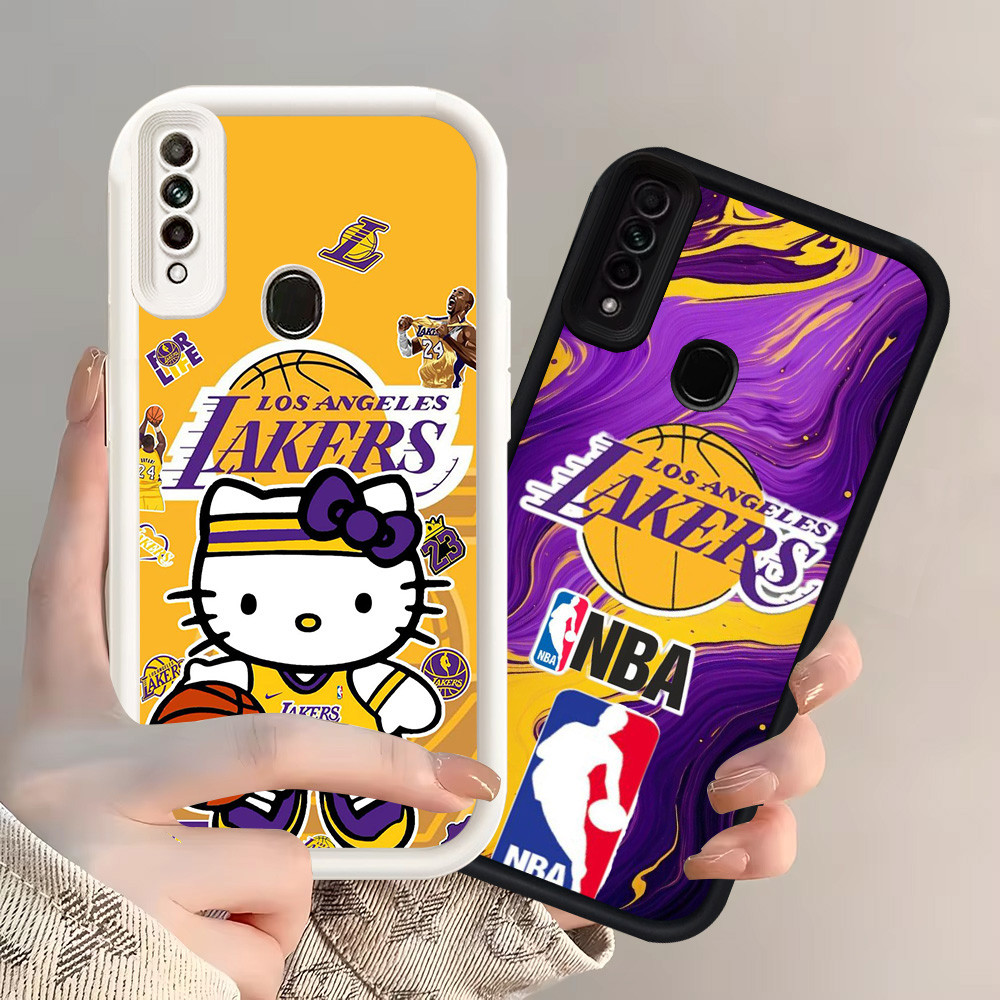 Z-49 Basket 23 Putih Hitam Casing untuk OPPO A31 Reno 3 A91 F15 2020 Case