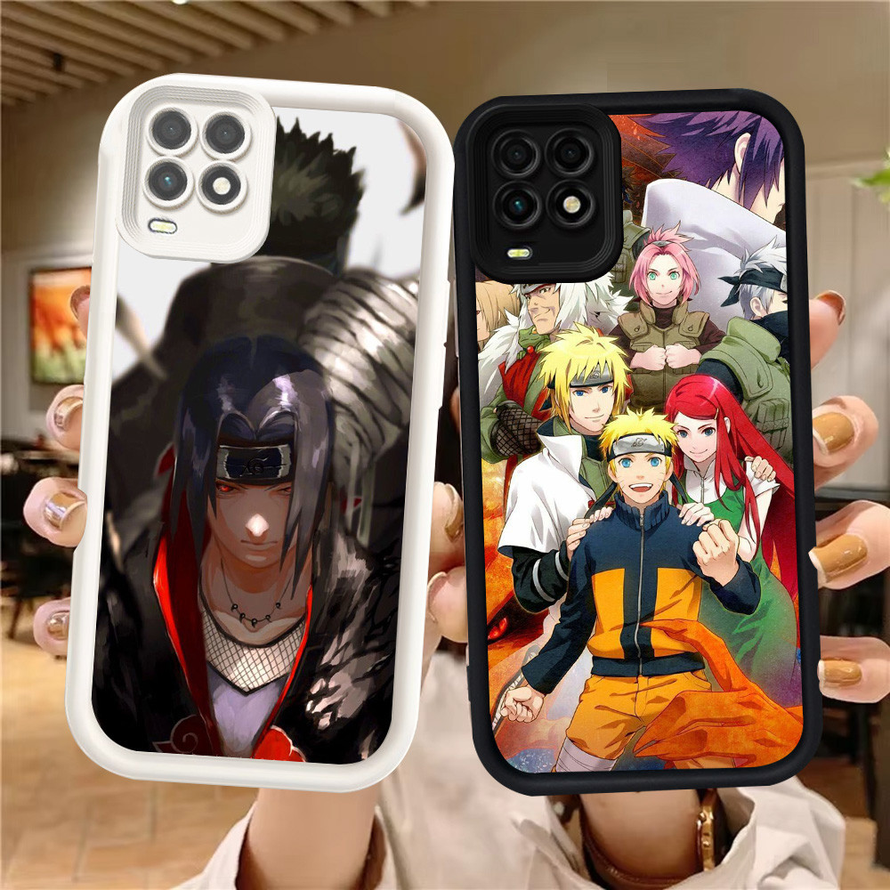 Z-20 Naruto Uchiha Itachi Putih Hitam Casing untuk Realme 8 8S Pro 5G OPPO A54 Case
