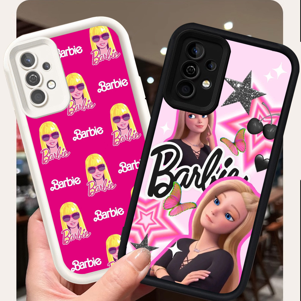 Casing untuk Samsung Galaxy A52 A73 A53 A52S 5G S25 Ultra A36 A56 A26 Silikon Case H-68 Barbie Girl