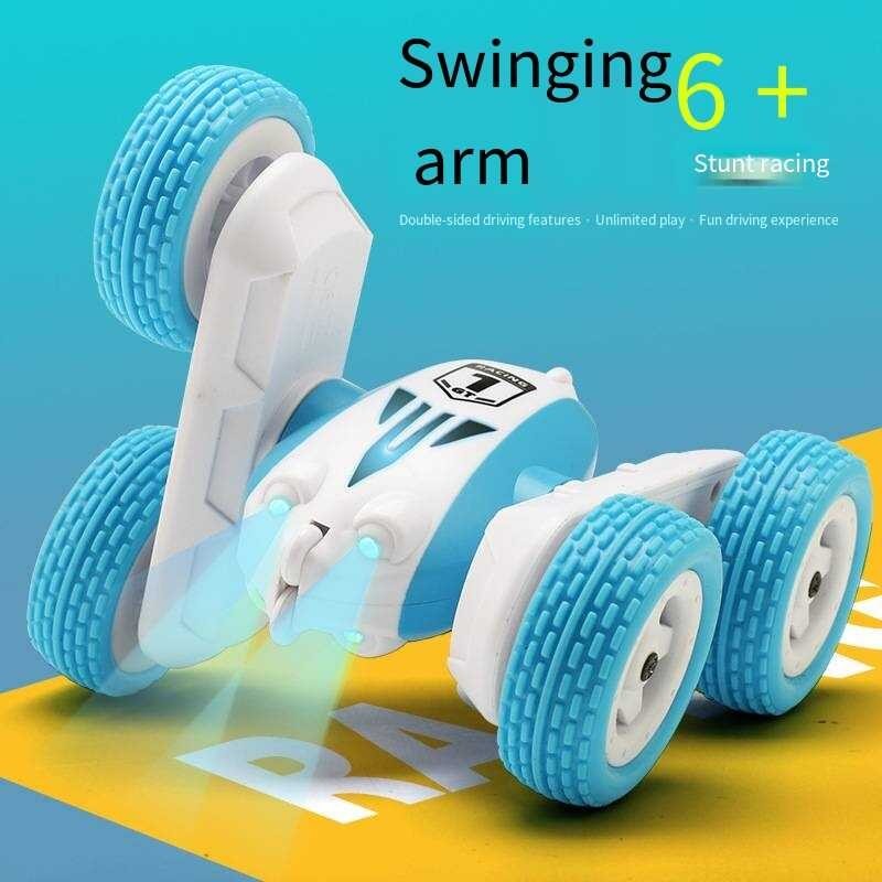 ￥ Mini Drift Stunt Double-Side Tumbling Racing 2.4G Swing Arm Remote Control Dump Car Boy Toy