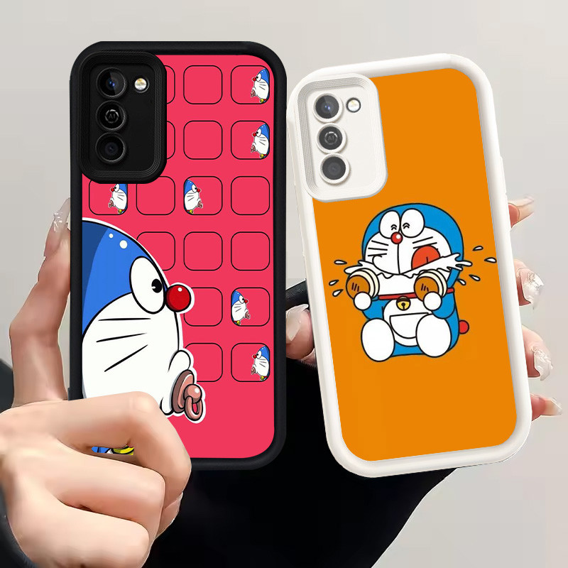 Casing untuk Samsung Galaxy A02S A03S M02S F02S A03 Core a02 Silikon Case H-100 Doraemon