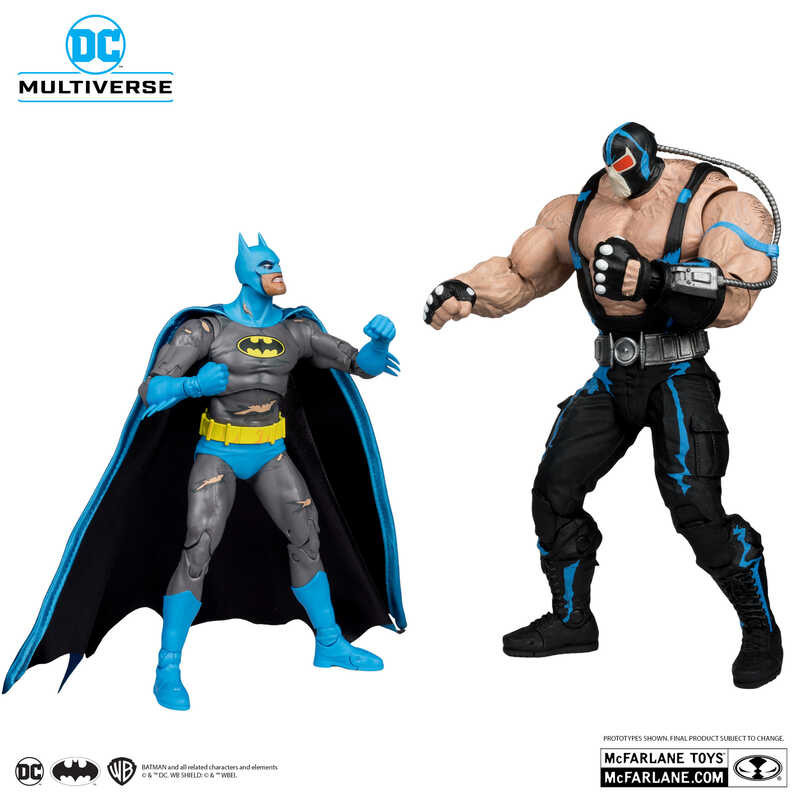 ￥ Mcfarlane BATMAN VS BANE 2Pk DC Multiverse 7 Inci Bergerak Figure Collectible Series Children T