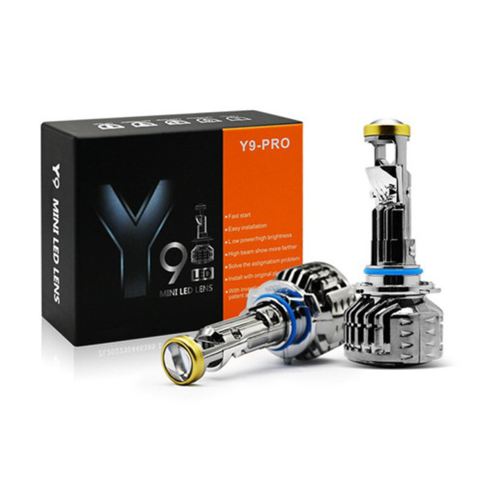 120W H7 Led Car Headlight Canbus 50000LM Lens H4 H9 H11 9005 HB3 9006 HB4 Mini Projector LHD With Fa