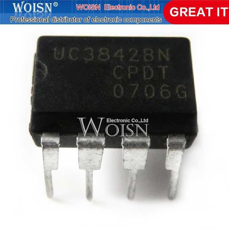 UC3842AN DIP8 10PCS UC3842BN DIP 3842AN DIP-8 UC3842A UC3842B UC3842 IC baru dan asli dalam Sto