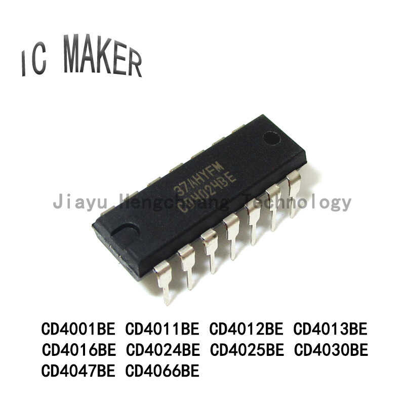 CD4001BE CD4011 10PCS CD4012 CD4013BE CD4016 CD4024 CD4025 CD4030 CD4047 CD4066 HCF4024 DIP-14