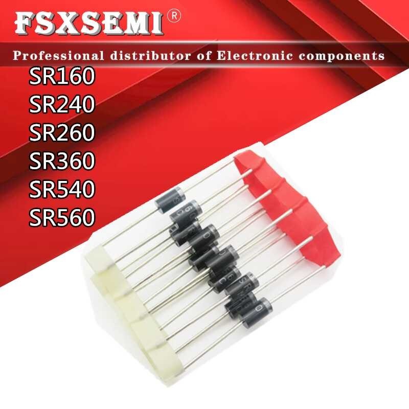 SR240 20pcs SR160 SR260 SR360 SR540 SR560 DO-27 · Schottky diode