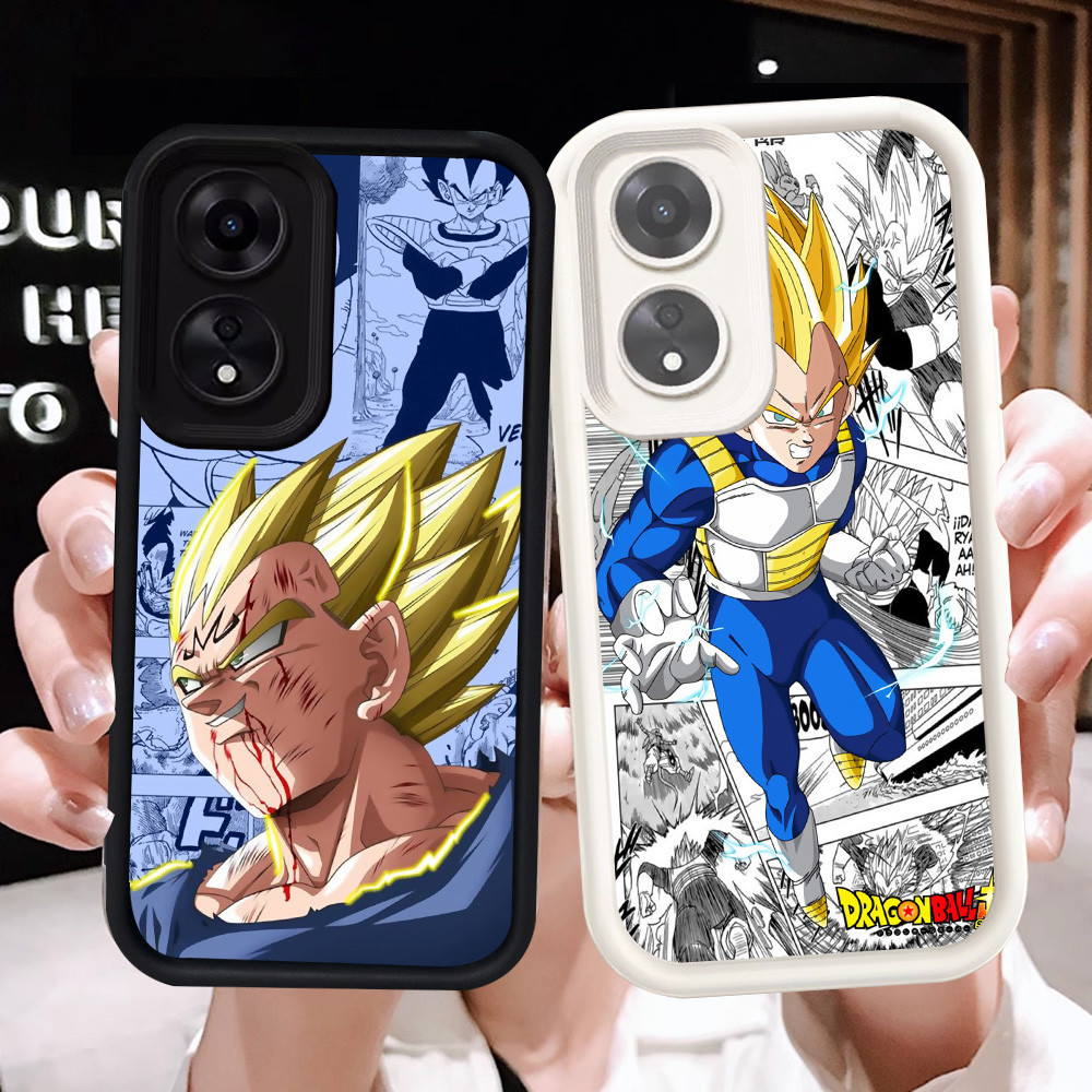 Z-31 Dragon Ball anime Putih Hitam Casing untuk OPPO A58 A18 A38 A60 5G Case
