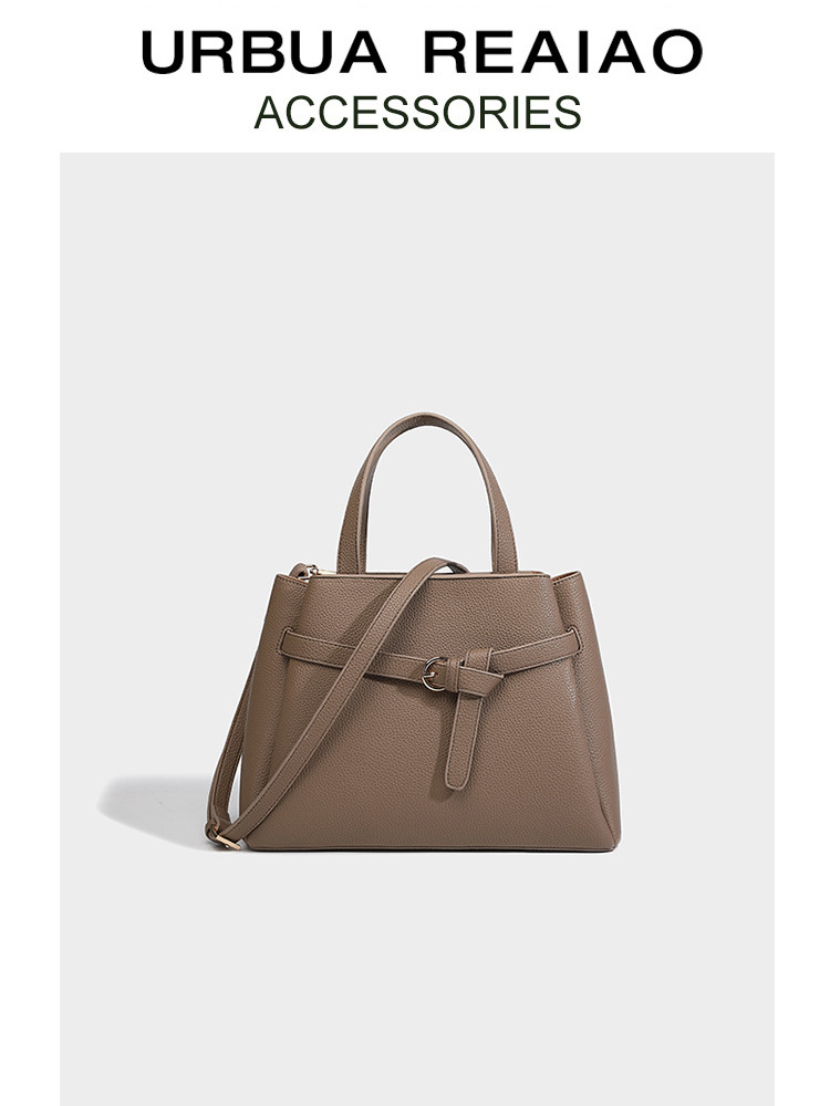 kulit asli ibu premium perjalanan 2025 baru atmosfer tote tas bahu