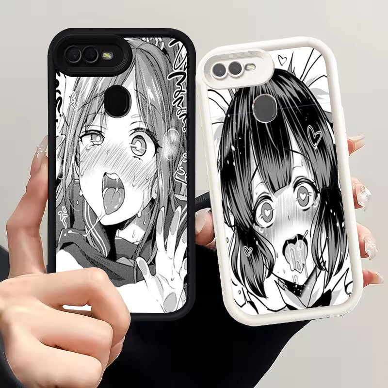 Casing untuk OPPO A12 A12s F7 A7 A5S F9 Pro A11K Silikon Case H-19 Ahegao Anime