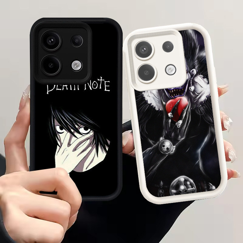 Casing untuk Xiaomi Redmi Note 13 Pro Plus 5G Silikon Case H-1 Death Note