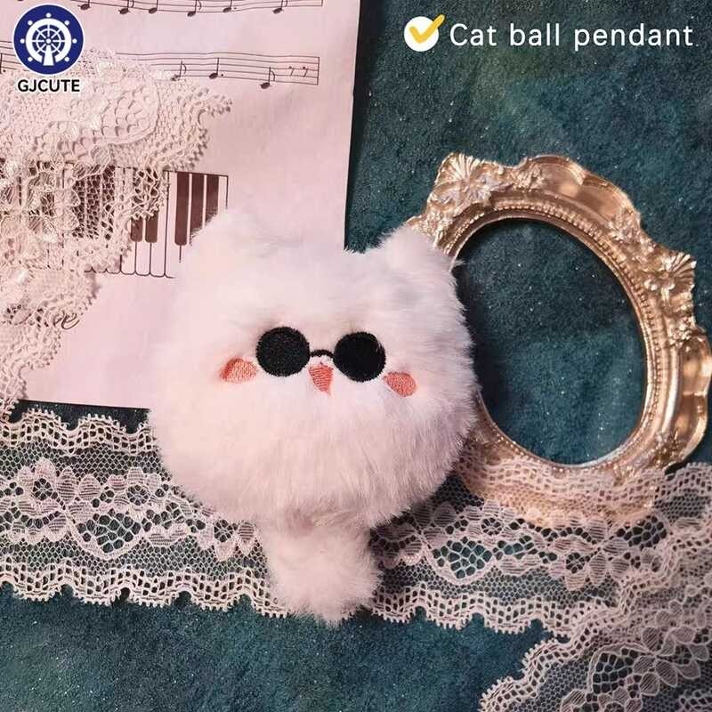 ￥ Anime Jujutsu Kaisen Gojo Satoru Cat Toy Cute Embroidery Plush Stuffed Animals Dolls Pendant Ca
