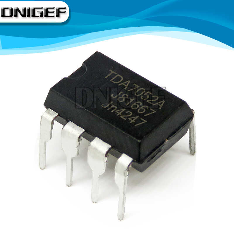 TDA2822 5PCS TDA2822M TDA1543A TDA7052A DIP-8 Dual Lo-Volt Pwr For Audio Amp lifiers Lift