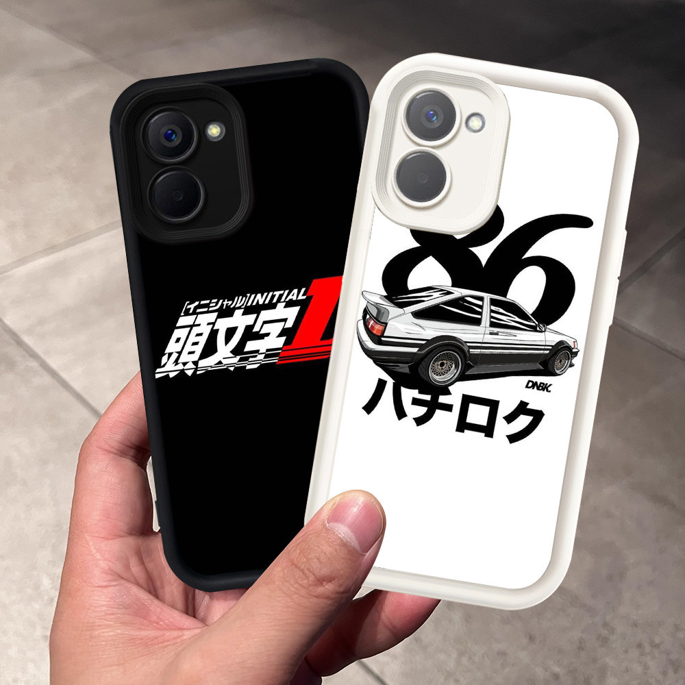 Casing untuk VIVO Y03 Y27s Y03t Y18 Y36 Y27 Y18i Silikon Case H-43 INITIAL D AE86