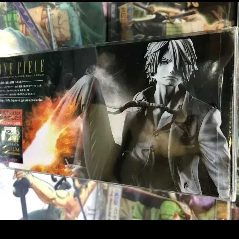 ￥ Bandai Original Anime One Piece DXF Scultures BIG King Shapes Top Duel Sanji Roronoa Zoro Luffy