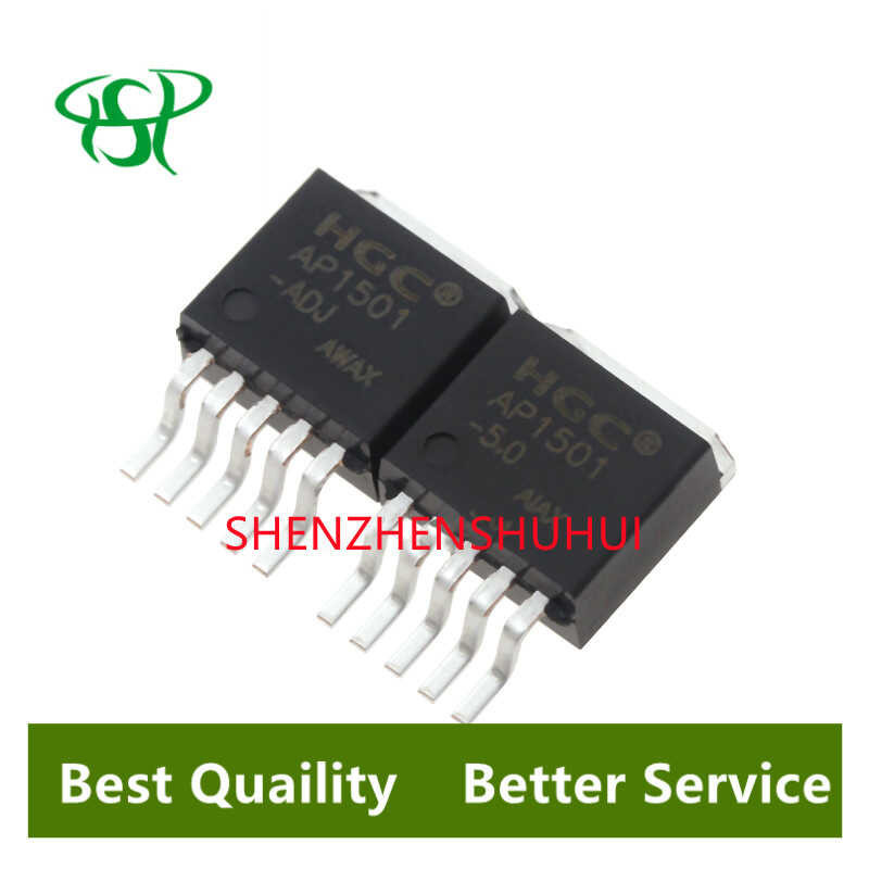 AP1501-50 TO263-5 10pcs 1501-50 3.3/5.0/12/ADJ TO-263 AP1501 IC AP1501A50 BARU A50
