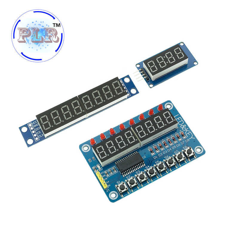 4 Bit/TM1638/MAX7219 TM1637 8 bit Digital LED Display Module 7 Segmen 0.36Inch Clock RED Anode