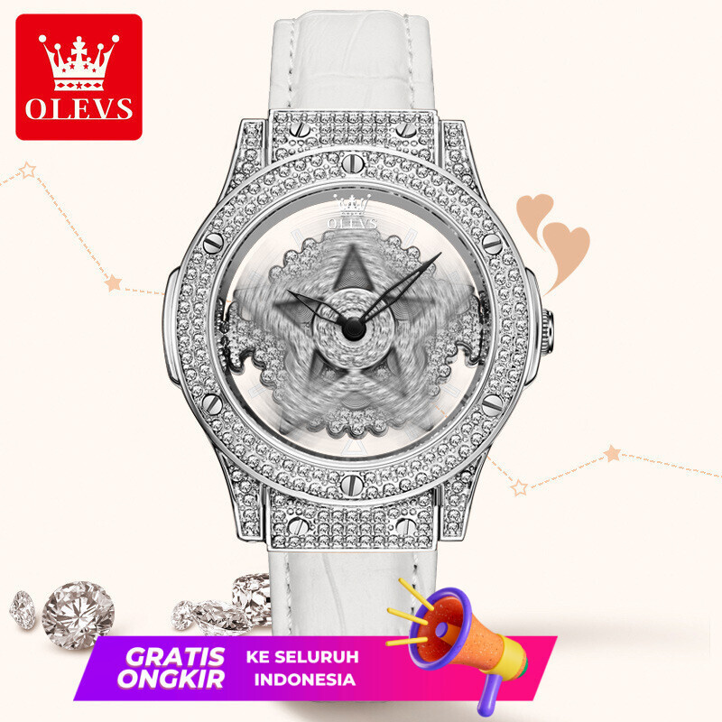 Jam Tangan Wanita  Olysys brand niche lima bintang gaya quartz waterproof dan fashionable women's wa