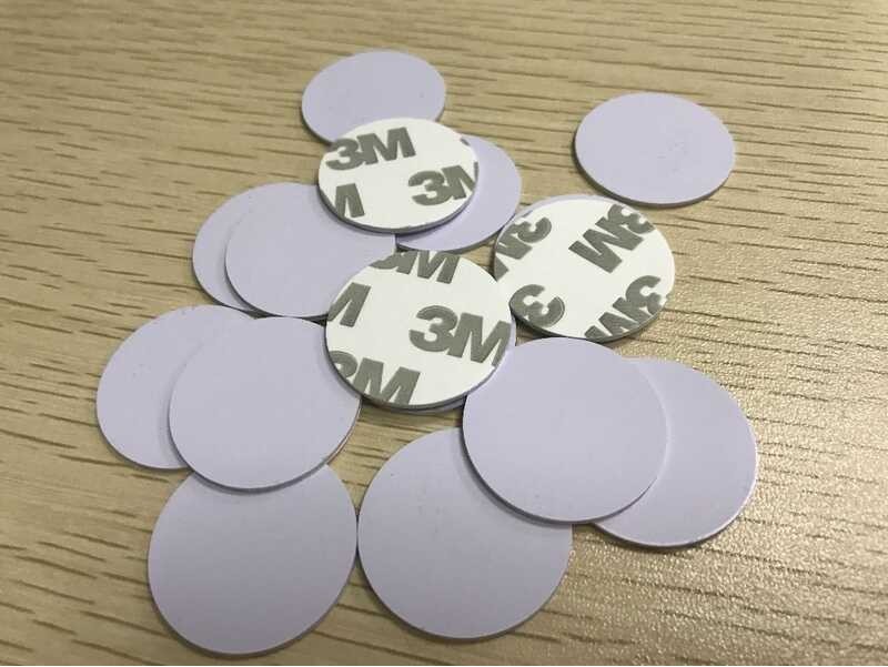 

1000pcs/lot 125MHZ 25mm 30mm 5577 smart ID sticker RFID Tag PVC Coin Card