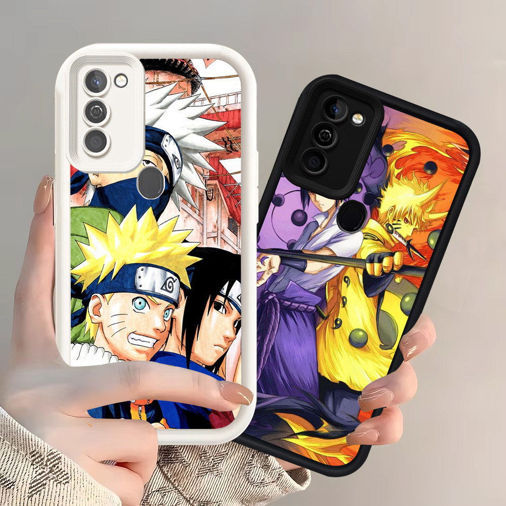 Z-25 Anime Naruto Akatsuki Putih Hitam Casing untuk Samsung Galaxy M30S M21 A21S A10 A11 A20 A10S A2