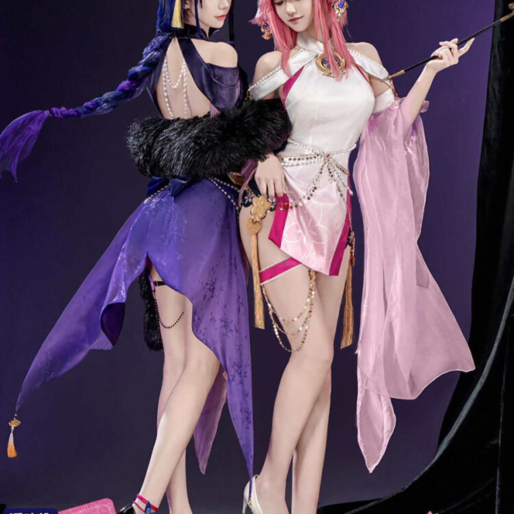 Cat House Shop Genshin Impact cos Clothes Derivated from Streamlight Thunderbolt General Eight Gods 