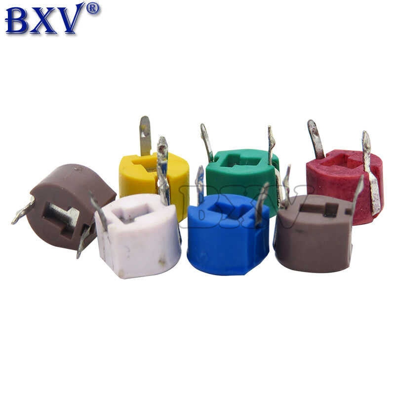 Capacitor 30PCS 5PF 10PF 20PF 30PF 40PF 60PF 50 70PF 6mm JML06-1 5PF~120PF DIP Trimmer Variable