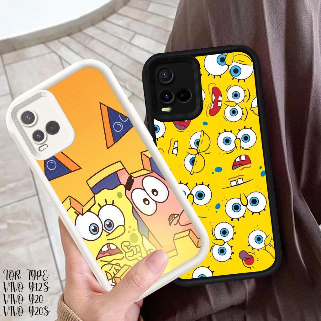 R-43 SpongeBob Case Lembut Casing untuk VIVO Y21t Y33s Y21 Y21e Y21s Cover