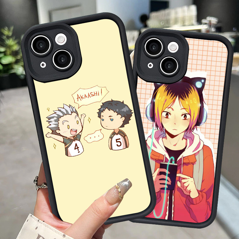 H-12 Haikyuu Anime Casing untuk OPPO A16K A3X A16S A3 A15 A15S A16E A16 A3S Pro 5G