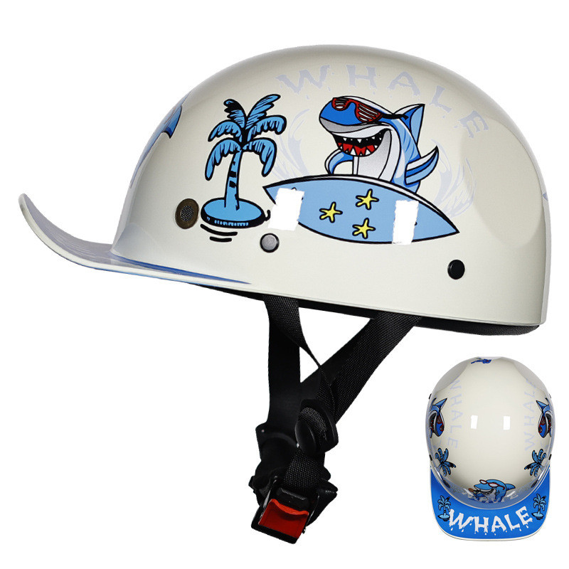 Helm Terbaru  Helm listrik Orz, baseball bebek anak-anak, topi sepeda skateboard setengah helm  Impo