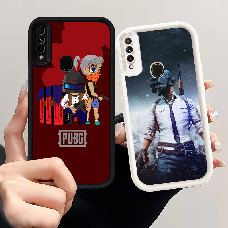 Casing untuk OPPO Reno 3 F15 A31 A91 Silikon Case H-39 PUBG