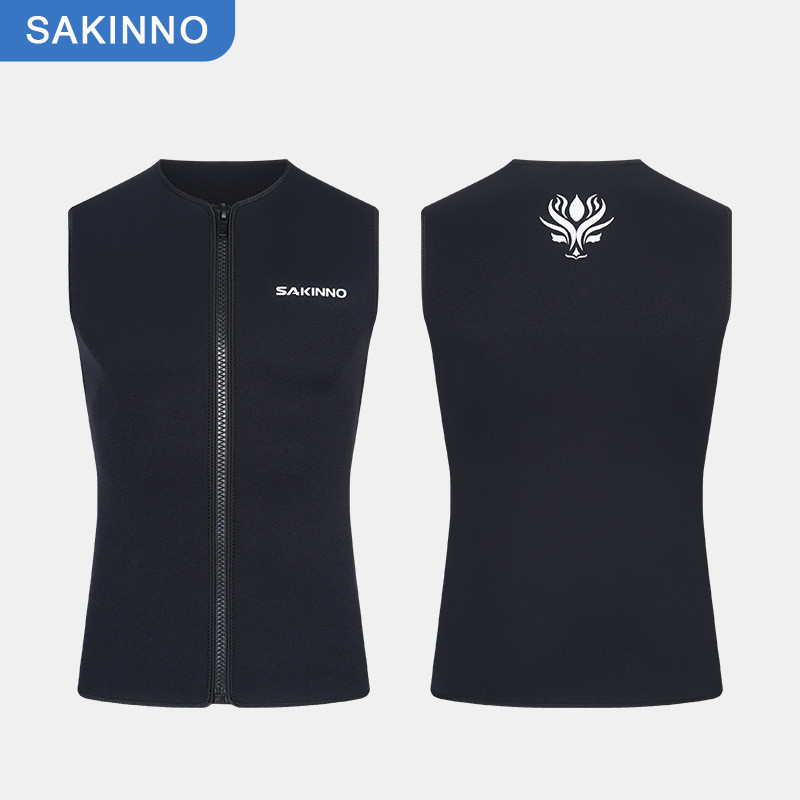 

baju diving wanita Jalan pria wanita 3MM menyelam tubuh tanpa lengan, perlindungan matahari dan panas, berenang, surf, pakaian snorkeling,