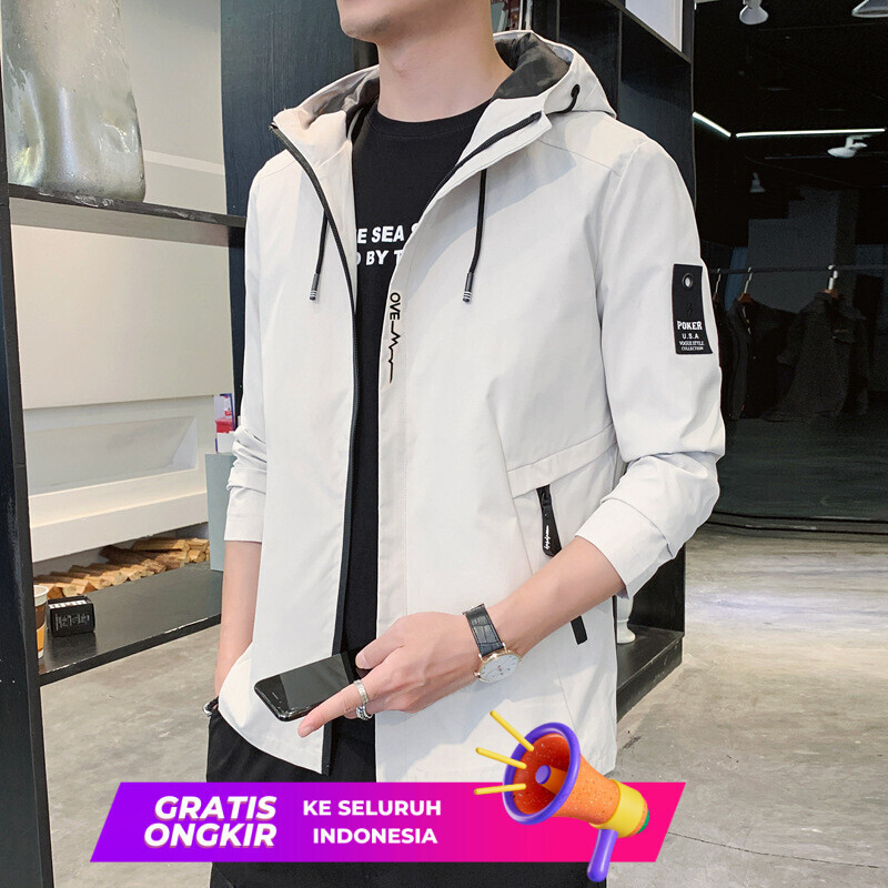 Jaket Pria  Spring and Autumn Coat Sports Rush jaket Versatile Business Dad's Fashion Men's Youth Ca