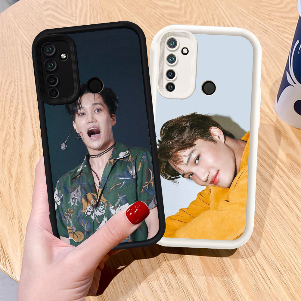 Casing untuk Realme 5i C71 C73 6i 5 5s Narzo 10 10A 20A C75 Silikon Case H-46 Kim Jongin