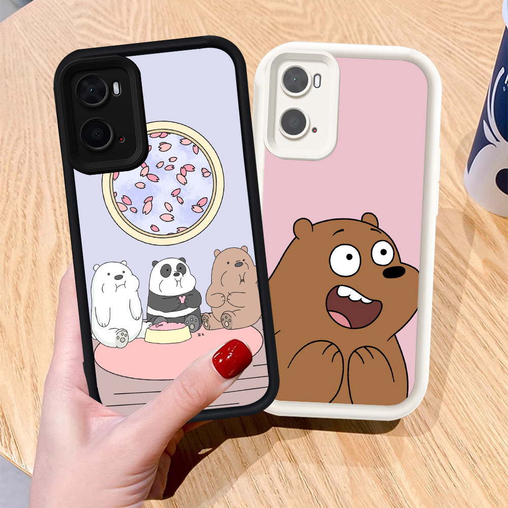 Casing untuk OPPO A57e A36 A57s A76 A57 Silikon Case H-48 Bear
