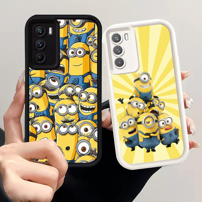 Casing untuk OPPO A54S A16s A55 A16 A74 A94 Silikon Case H-91 minions
