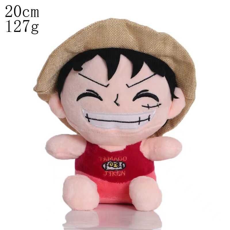 ￥ Original 25Cm One Piece Anime Figure Zoro Luffy Chopper Plush Toys Cute Cartoon Plushie Stuffed