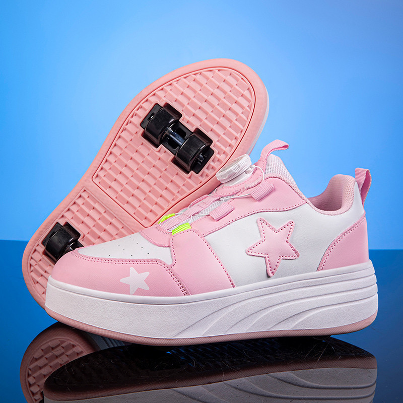 Sepatu Roda Anak  Sepatu berjalan anak populer baru dengan 4 roda, ukuran 29-41