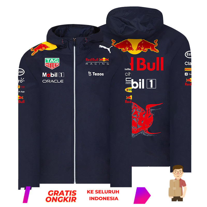 Pakaian Balap  2022 New F1 Suit Red Bull Racing Team Same Long sleeved Spring Autumn/Winter Jacket C