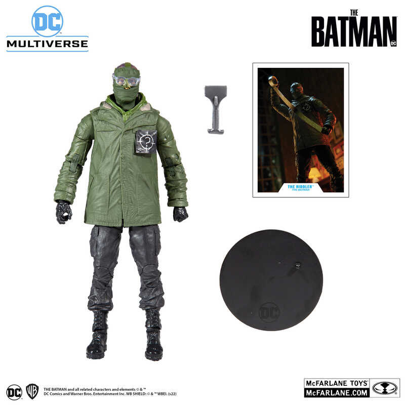 ￥ Mcfarlane Toys New Batman Movie The Riddler Unmasked Variant Bruce Wayne Drifter Catwoman DC Mu