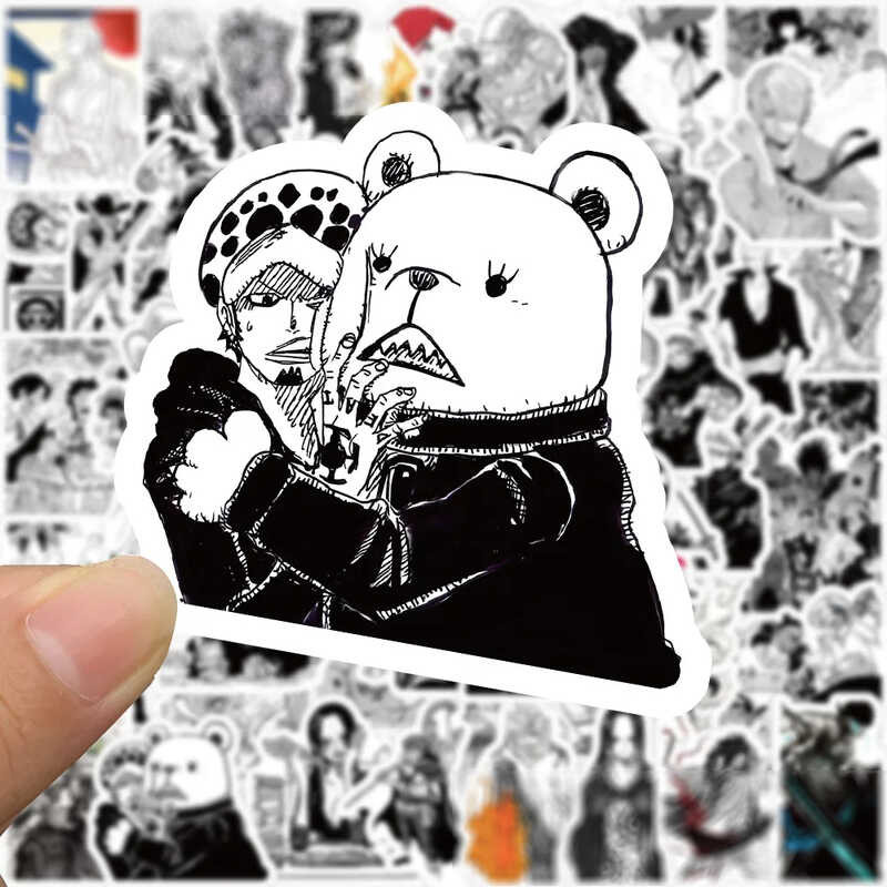 

￥ 10/30/50/100Pcs Anime One Piece Stickers Luffy Cartoon Decals Graffiti Skateboard Laptop Car Wa