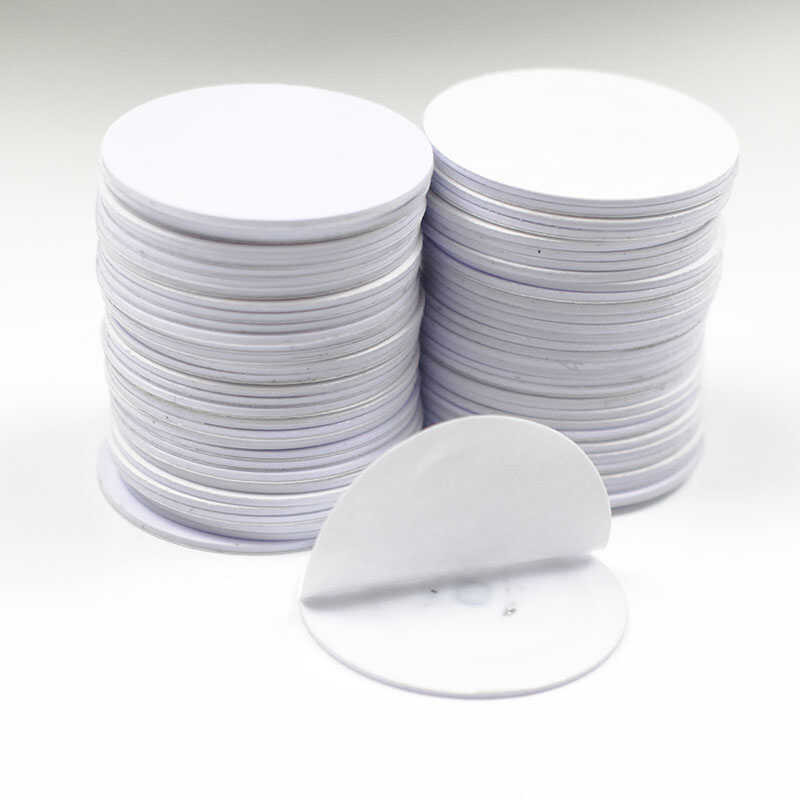 

25mm 125Khz 10Pcs/Lot T5577 Coin Tag RFID Stickers Cards Rewritable Adhesive Label