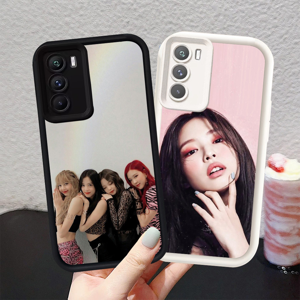 R-7 BLACKPINK Case Lembut Casing untuk OPPO A54S A16 A16S Cover