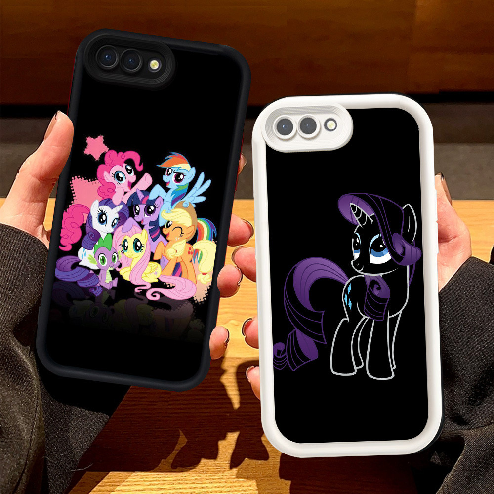 Casing untuk OPPO A3S A5 A83 A39 A37 F5 A12E A1K Realme C2 C2s Silikon Case H-14 My Little Pony Rain