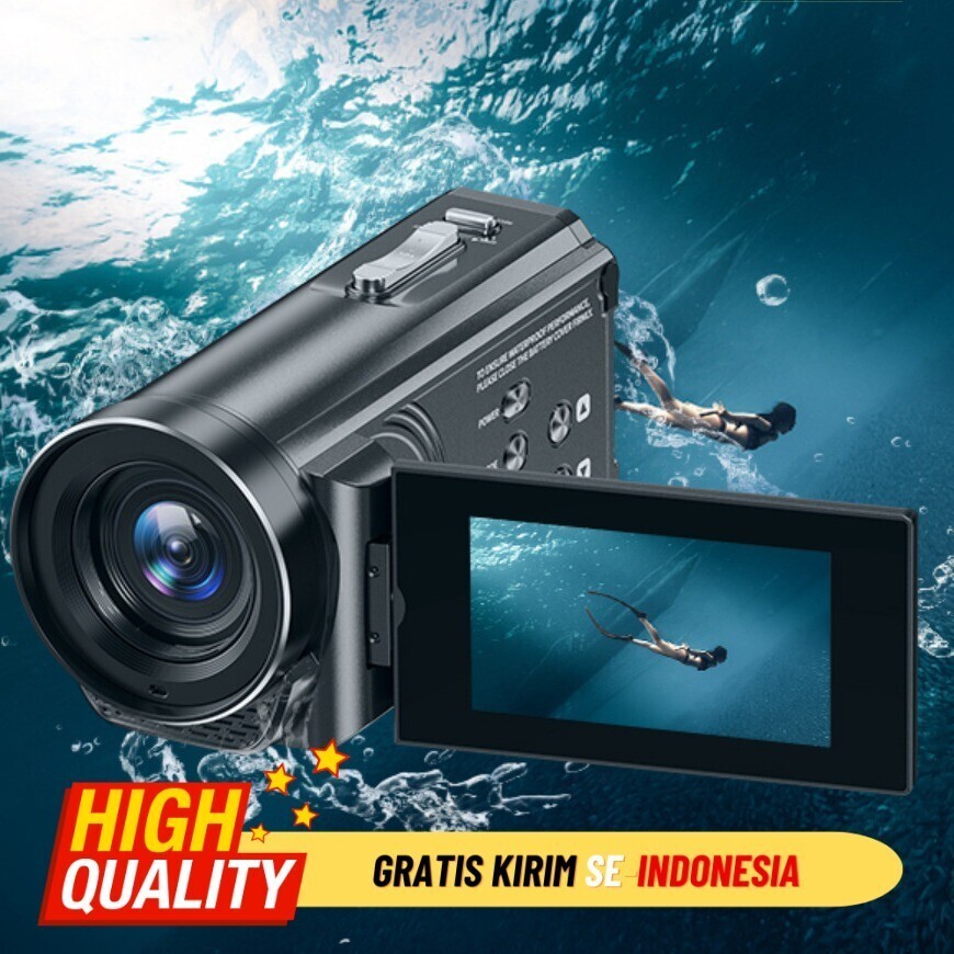 Kamera digital yang di bawah air 4K kamera Inggris 56M definisi ultra tinggi P16