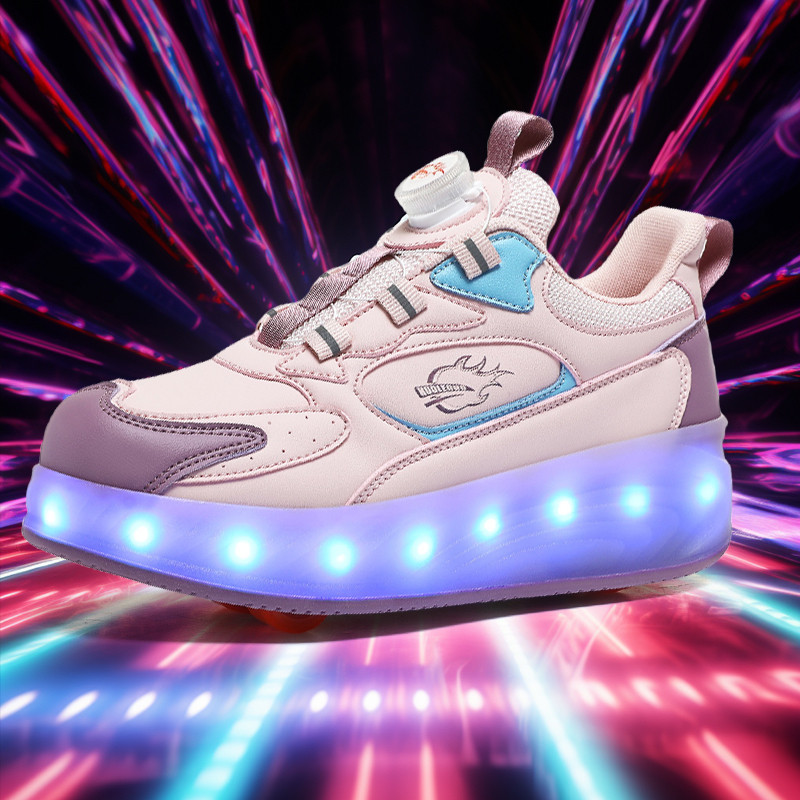 Sepatu Roda Anak  Sepatu anak-anak, sepatu berjalan dengan empat roda kecil