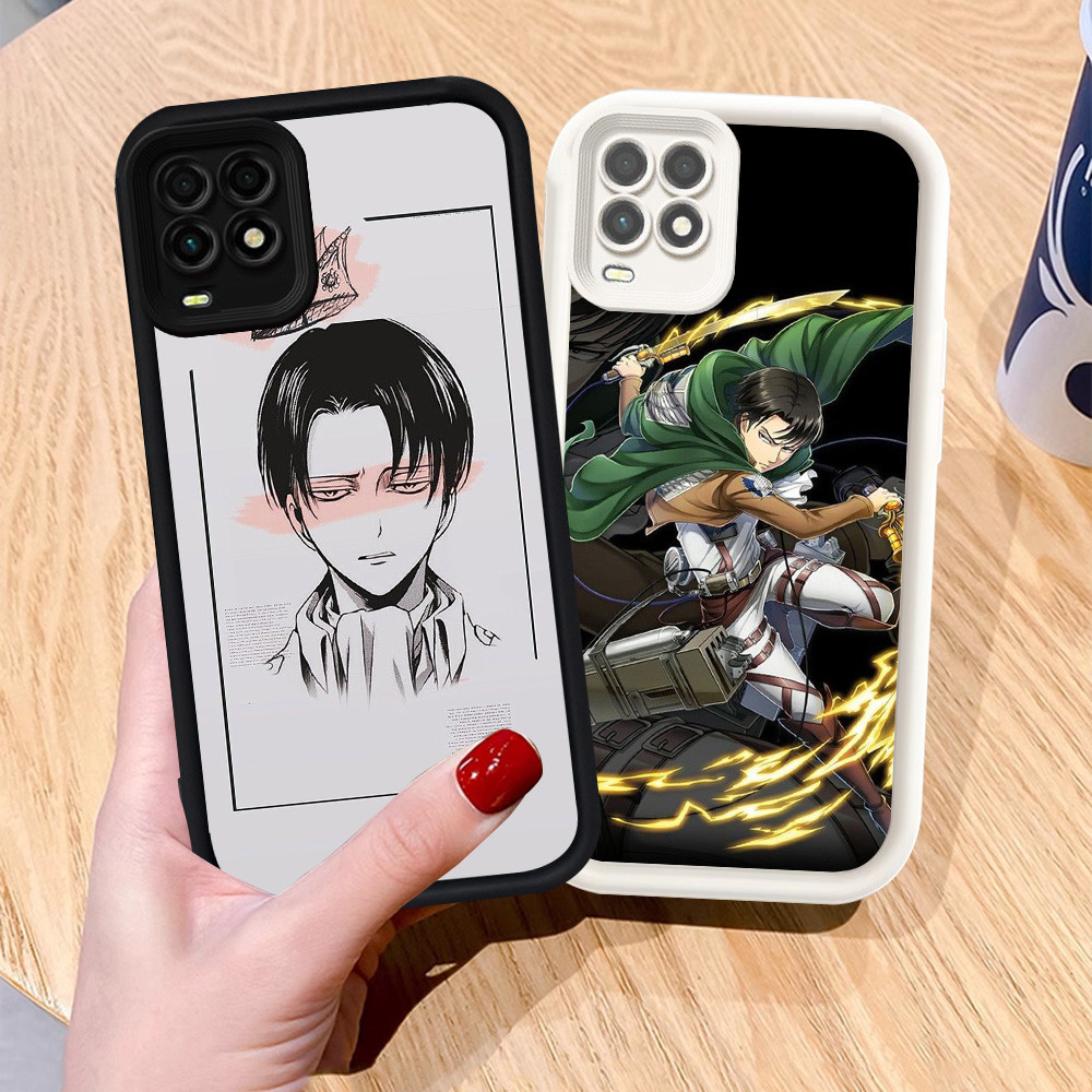Casing untuk Realme 8 8S Pro 5G OPPO A54 Silikon Case H-13 Attack on Titan